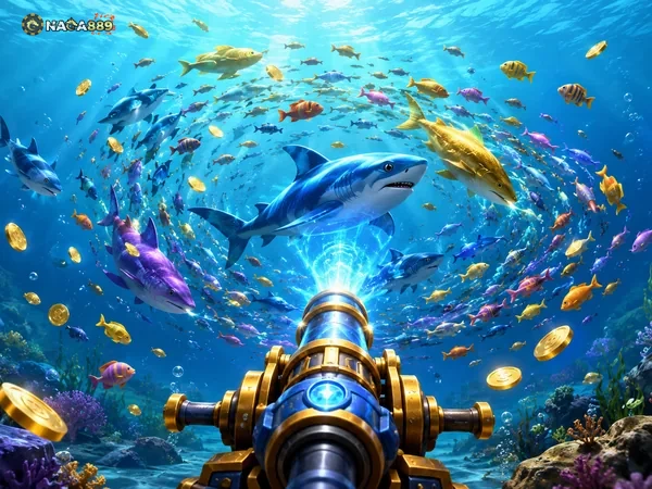 Tampilan Fishing Yi Lu Fa dengan suasana bawah laut